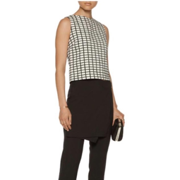Alice + Olivia Eryn Jaquard GridTop - Picture 4 of 6